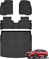 Vista 36 de VIWIK - Alfombrillas para Nissan Pathfinder de 7 plazas 2013-2020 / QX60/ JX35 2013 2014-2020, juego completo de alfombrillas de coche