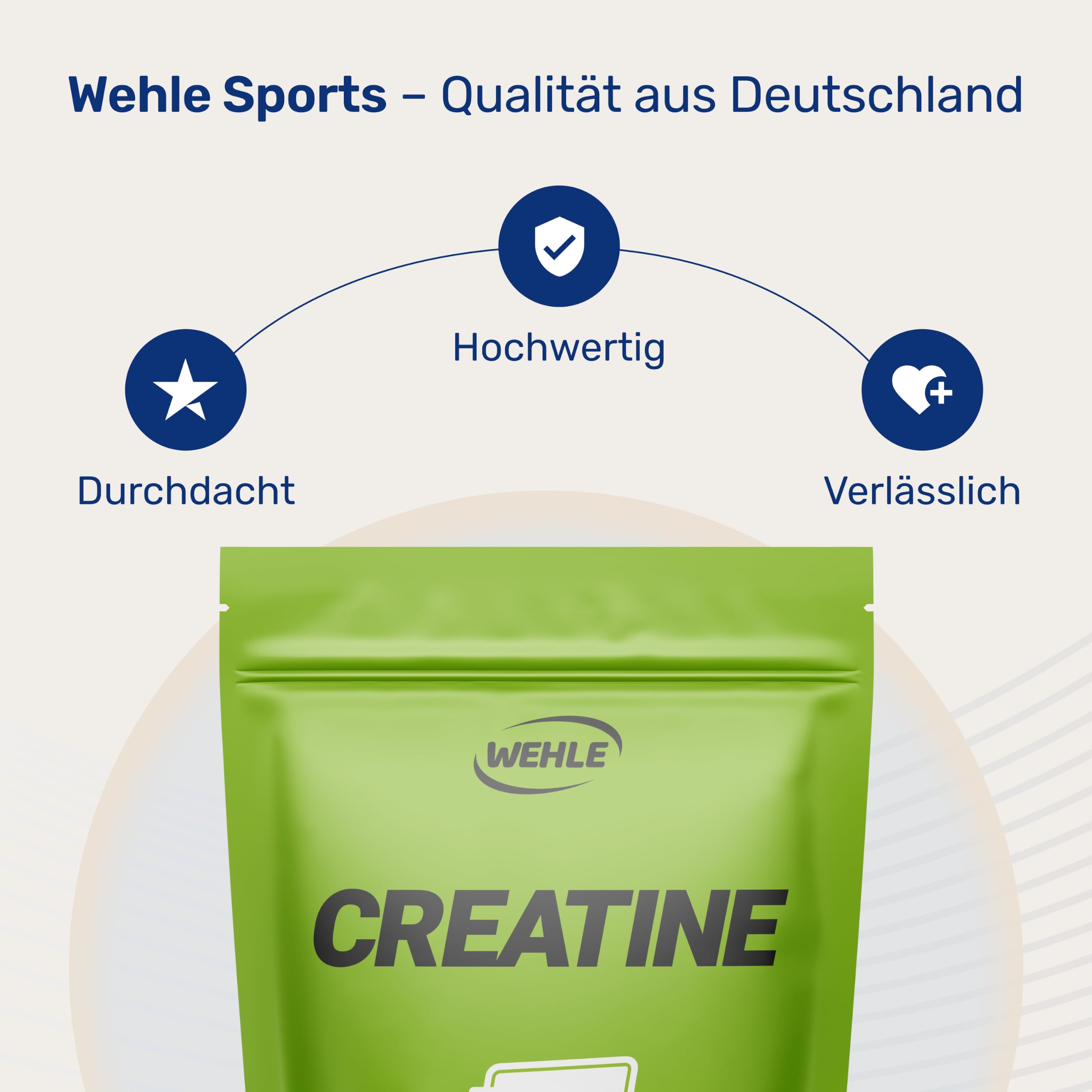 Creapure® Poudre de monohydrate de créatine 500 g - Monohydrate de créatine - Haute dose - Végétalien - Conditionné en Allemagne