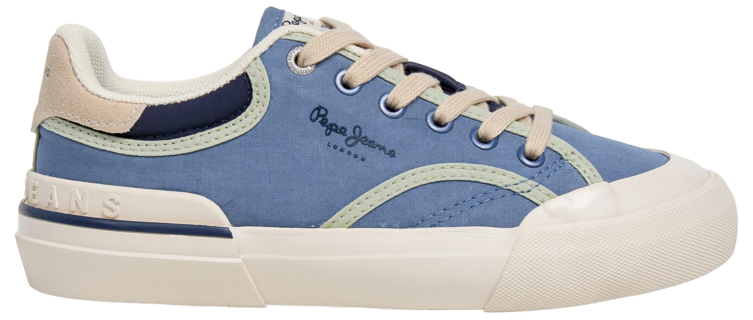 Pepe Jeans Boys Blue Kids Sneakers, 34 Eu, Nolan Light Trainers