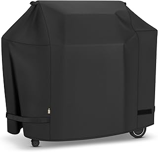 Arcedo Grill Cover Compatible with Traeger Ironwood 885, Heavy Duty Waterproof Pellet Somker Cover Full Length Outdoor BBQ Grill Accessory BAC513
