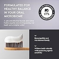 Vista 9 de InoPro Tiras blanqueadoras de dientes 21 tratamientos + pasta de dientes de hidroxiapatita blanqueadora InoPro con probiótico para dientes