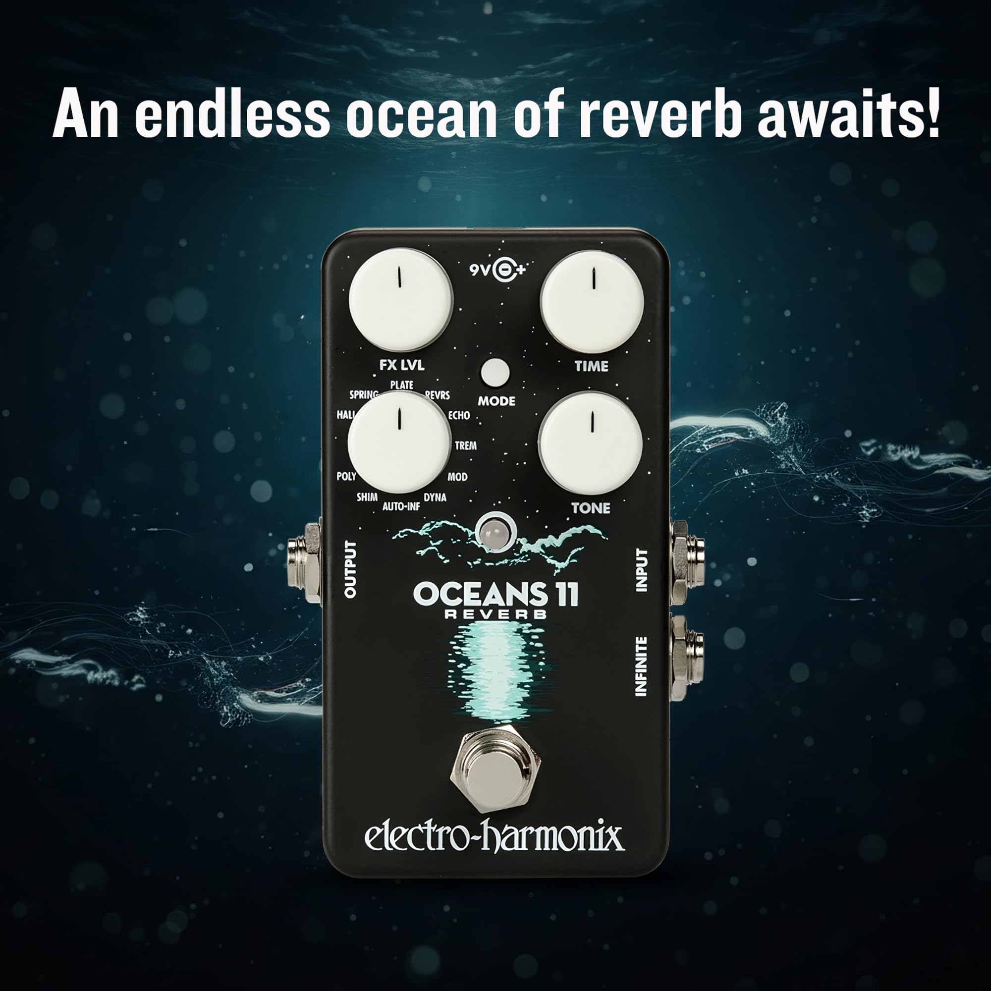 Amazon.com: Electro-Harmonix Oceans 11 Reverb Pedal