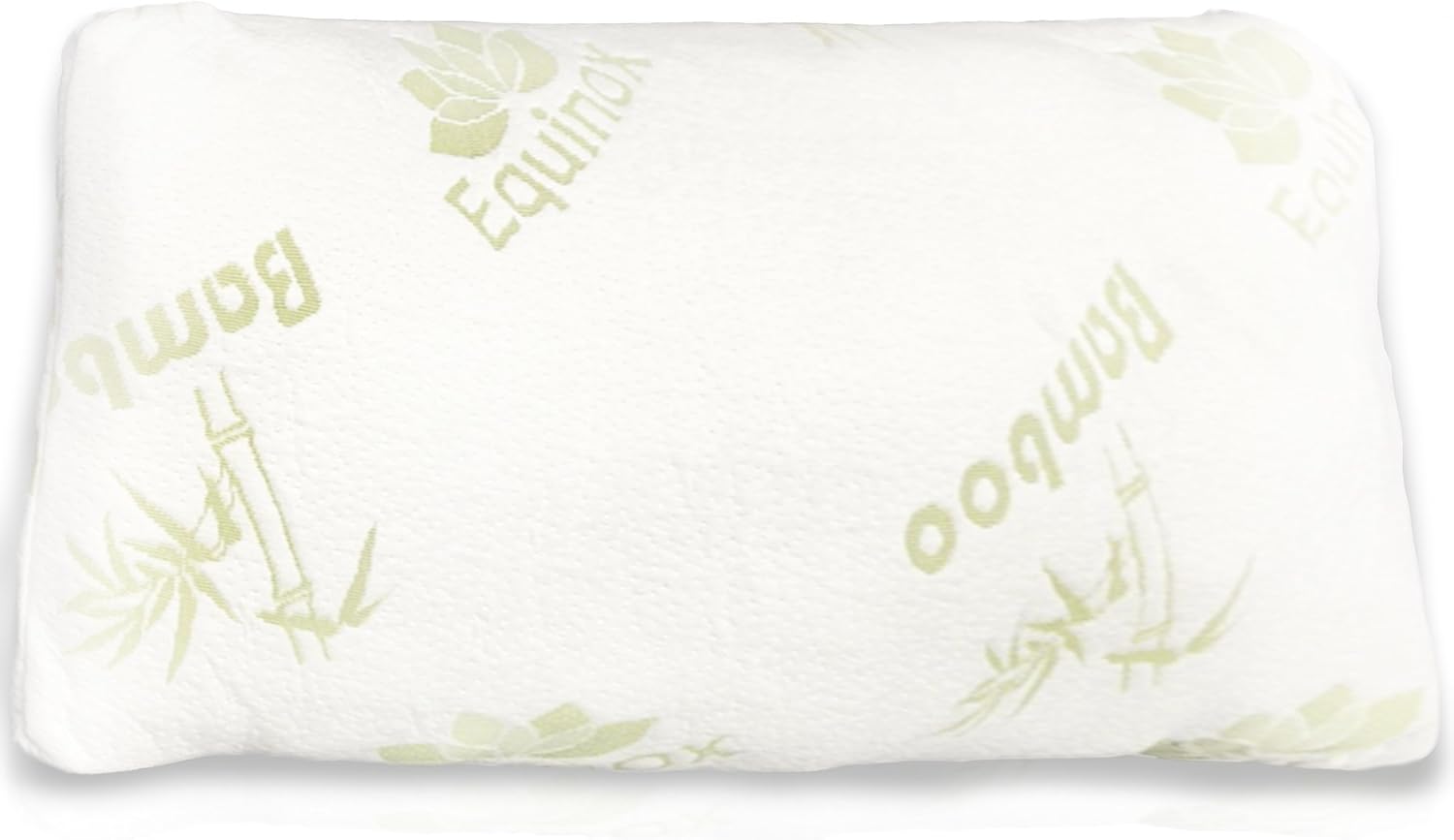 Premium Shredded Memory Foam Pillow - Queen/Standard Size Bed Pillow - 17" x 25" - Removable Bamboo Soft Pillow Case