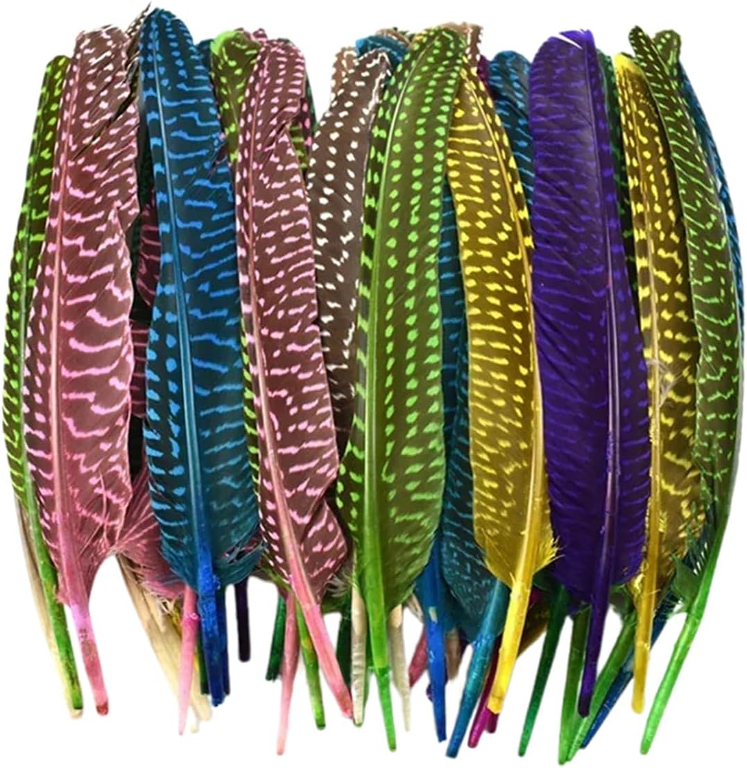 20PCS Decorative Ostrich Feather, Geese Feathers for Wedding Party Halloween Cosplay Costumes DIY Crafts Accessories, Style 31