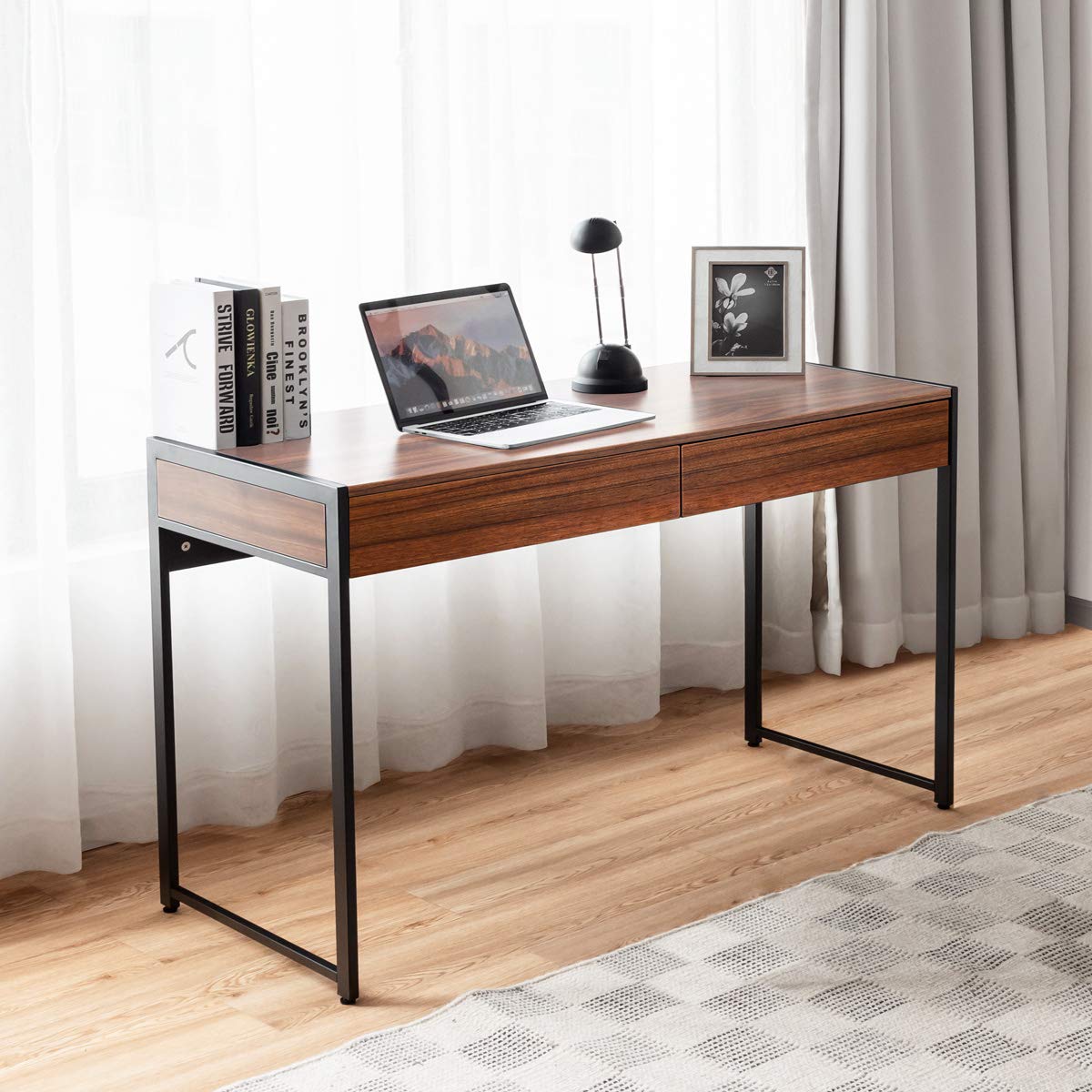 Escritorios De Oficina, Mesas De Madera Modernas Con Ruedas