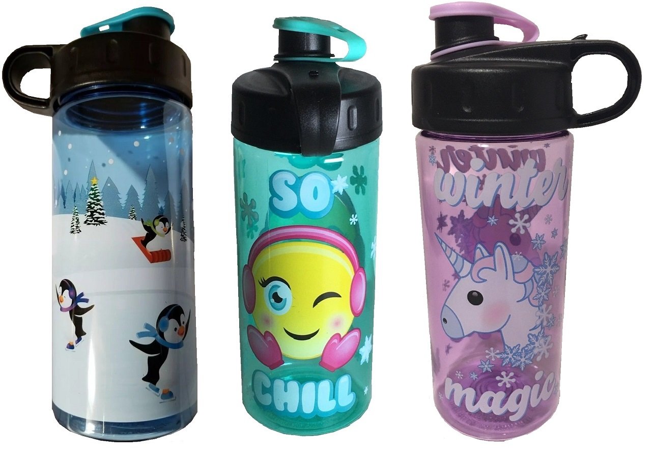 Cool Gear 16 oz Water Bottle BPA Free, Set of 3 (Set2) Amazon.in