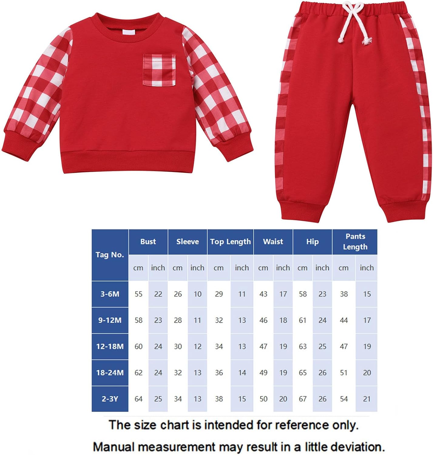 IBTOM CASTLE Toddler Baby Boy Fall Winter Clothes Color Block Long Sleeve Sweatshirts Tops and Pants Newborn Clothes Set - Image 6