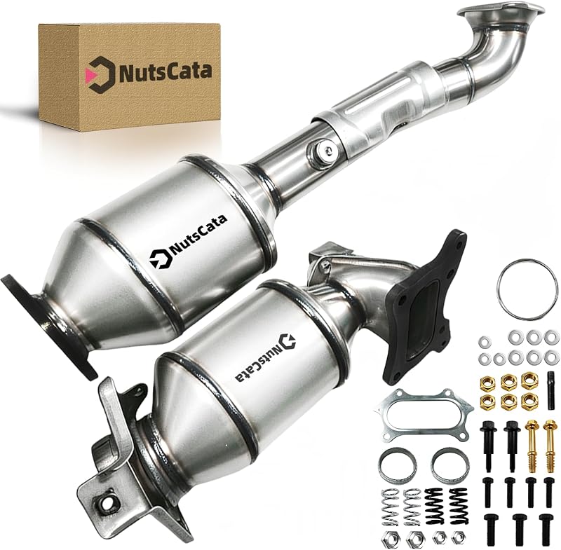 Conversor catalítico dianteiro e traseiro NutsCata para Honda CR-V 2.4L 2012 a 2014 – 2 unidades