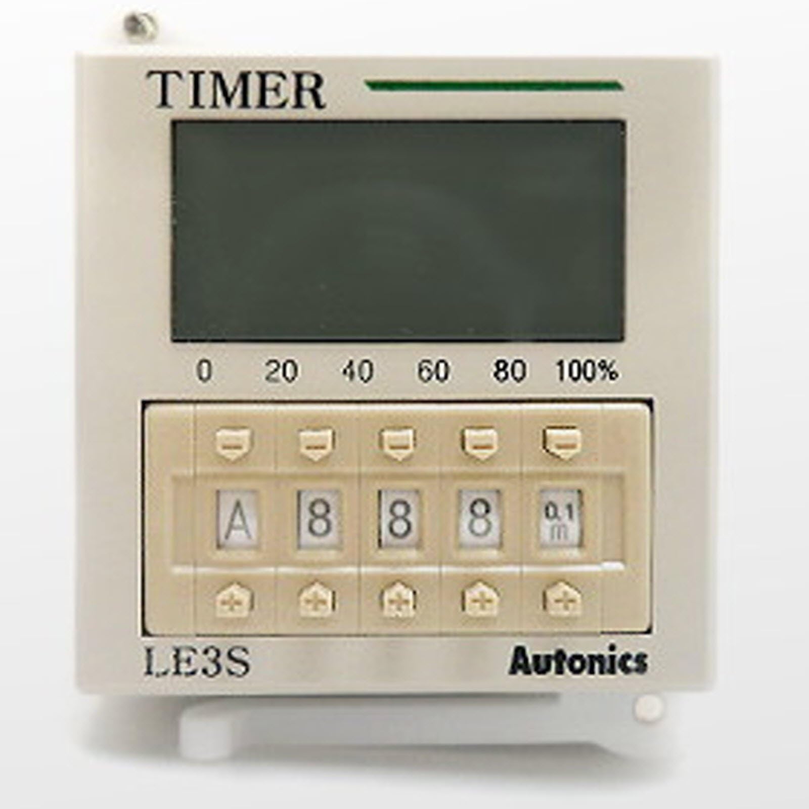 LE3S Signal ON Start Digital LCD Timer 24-240VAC 50/60Hz Made in Korea
