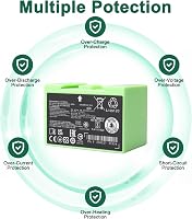 Micacorn 14,4V 36Wh 2500mAh Pótakkumulátor Roomba e és i Sorozathoz - Kompatibilis i3 i3+ i7 i7+ i8 i6 i4 e5 e6 Robotporszívókkal 4