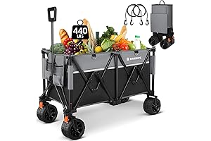 Collapsible Wagon Heavy Duty 440 lbs Capacity
