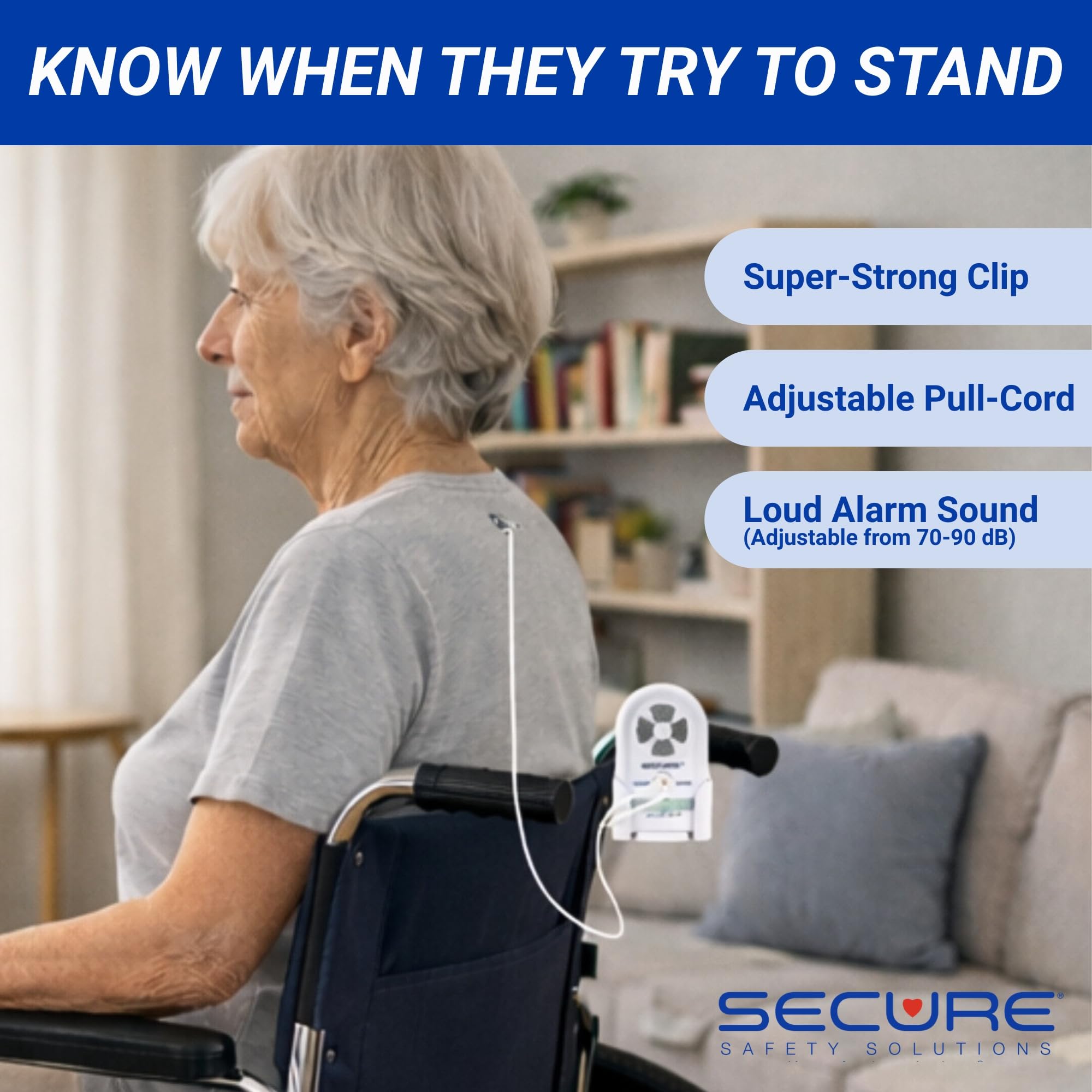 Amazon.com: Secure MAG-3 Magnet Pull String Chair Alarm Monitor