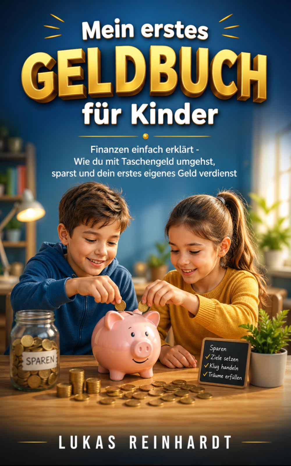 Mein erstes Geldbuch für Kinder: Finanzen einfach erklärt - Wie du mit Taschengeld umgehst, sparst und dein erstes eigenes Geld verdienst (ab 8-12 Jahre) (Die Geldregeln fürs Leben)