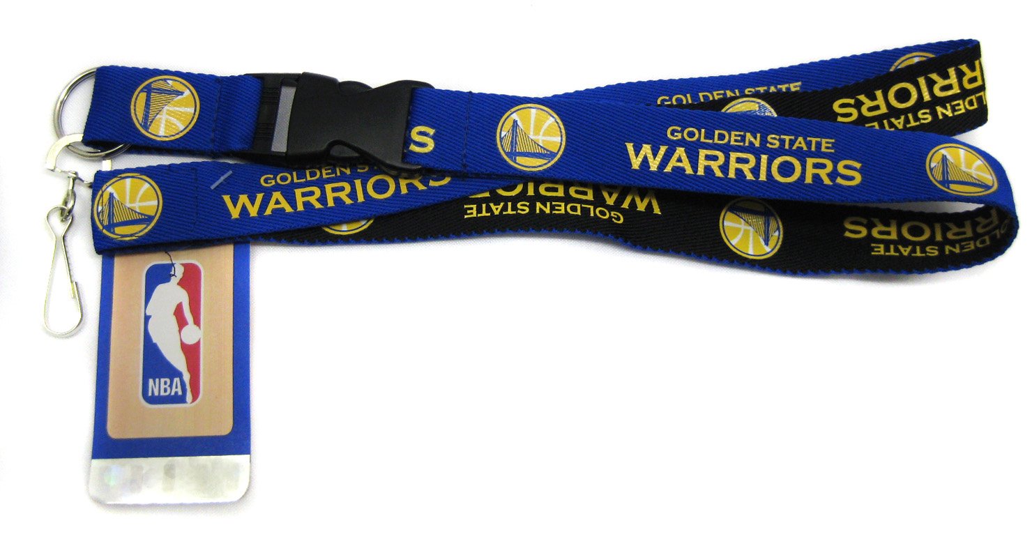 NBA Two-Tone Lanyard with Detachable Key Ring and breakaway safety closure
