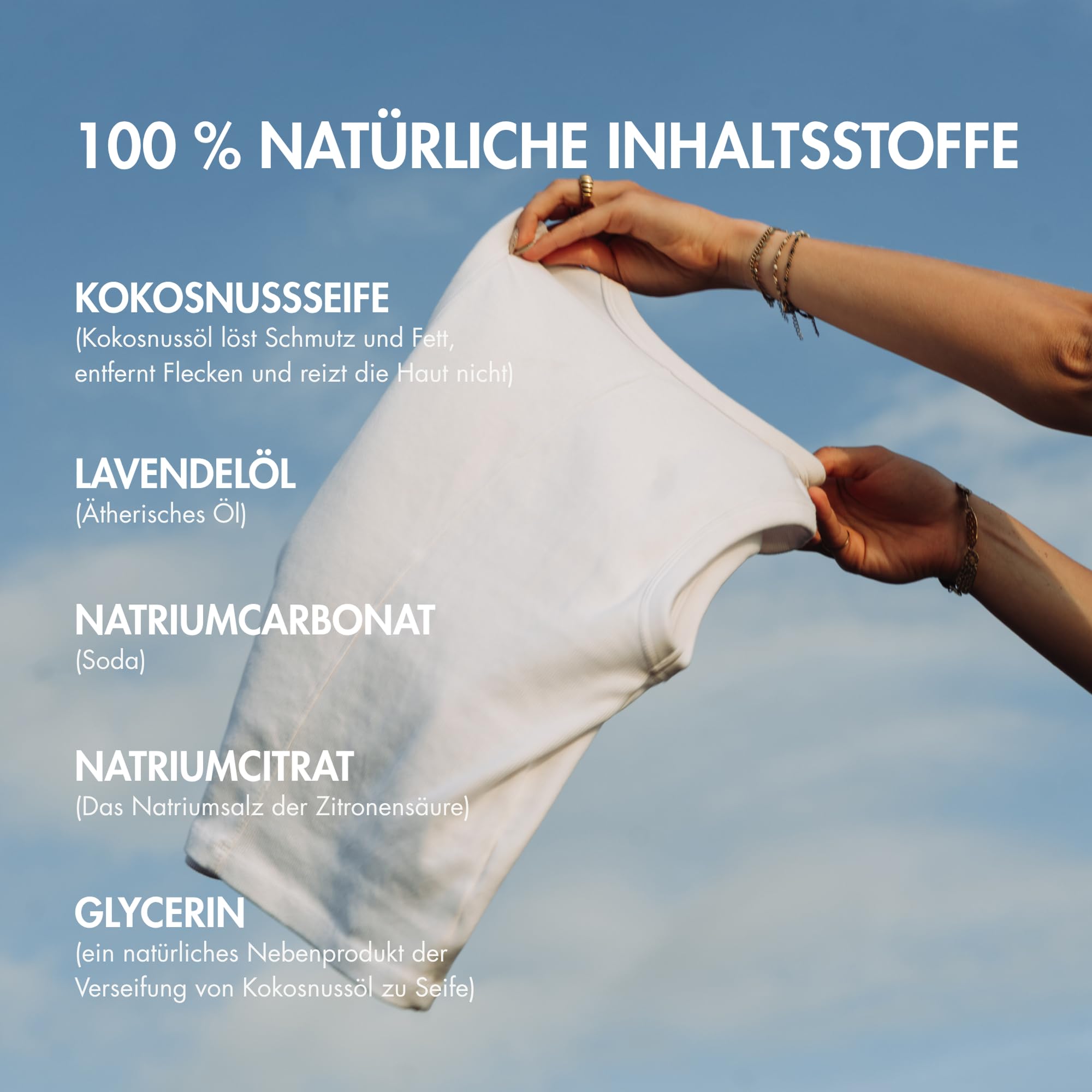 Waschmittel Bio Ohne Chemie 5L - Flüssig - Öko | Baby Waschmittel - Sensitiv - 100 % Natürliches Waschmittel - 167 Wäschen