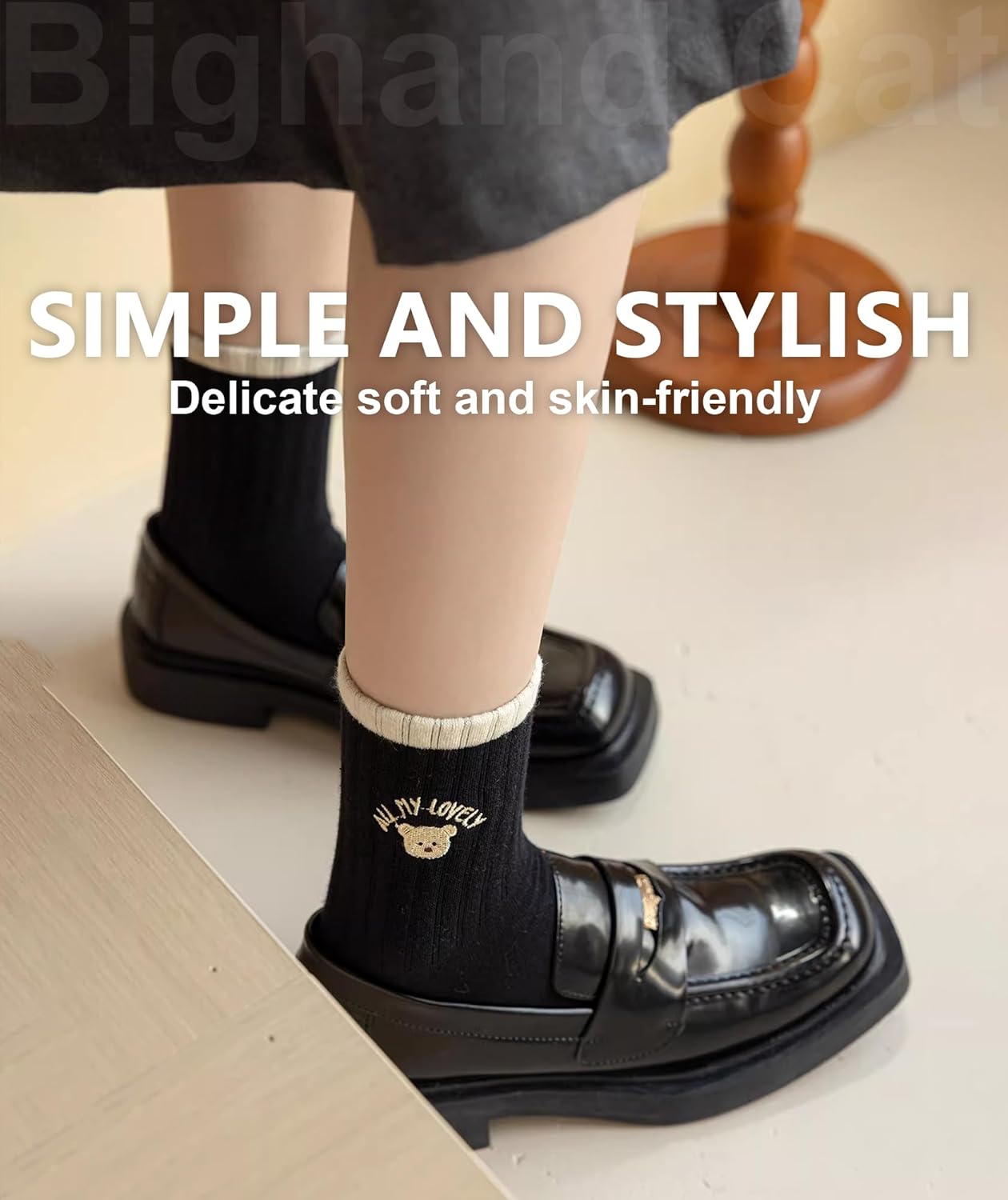 IIG 3-6 Pairs Womens Cute Animal Patterned Funny Novelty Cotton Crew Socks - Image 5