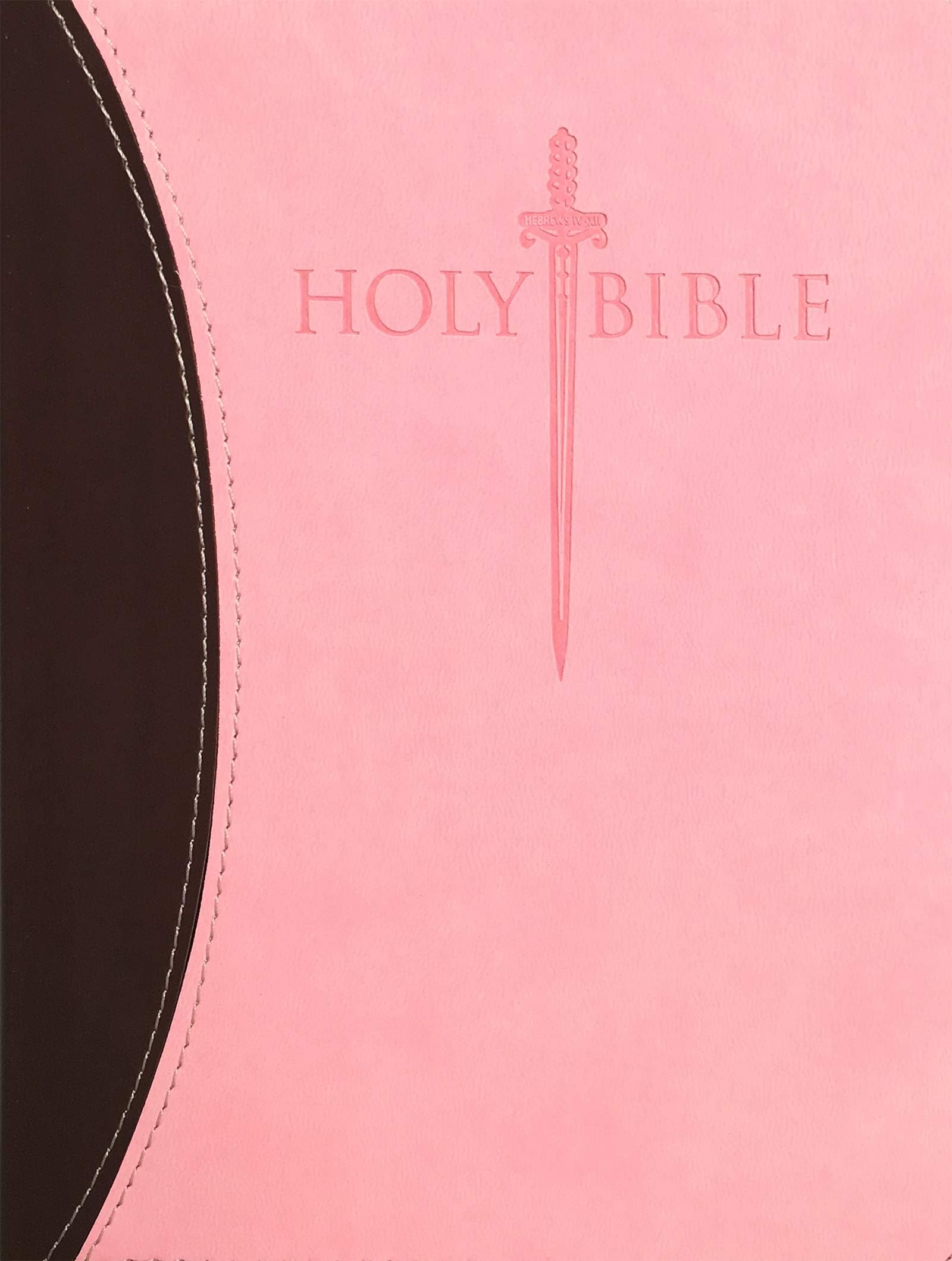KJVER Sword Study Bible: King James Version Easy Read, Chocolate/Pink Ultrasoft, Personal Size Paperback – Large Print, January 1, 2015