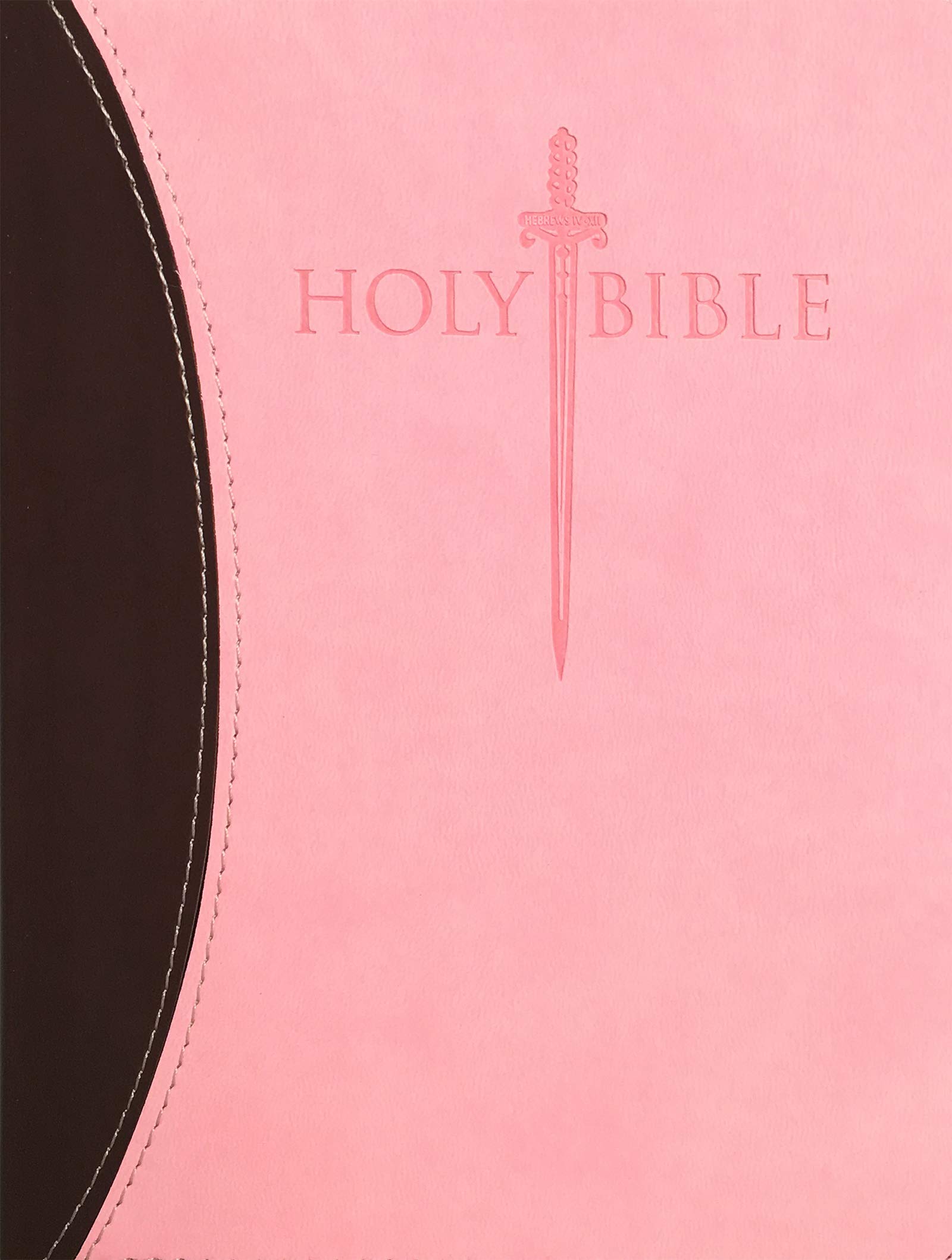 KJVER Sword Study Bible: King James Version Easy Read, Chocolate/Pink Ultrasoft, Personal Size Paperback – Large Print, January 1, 2015