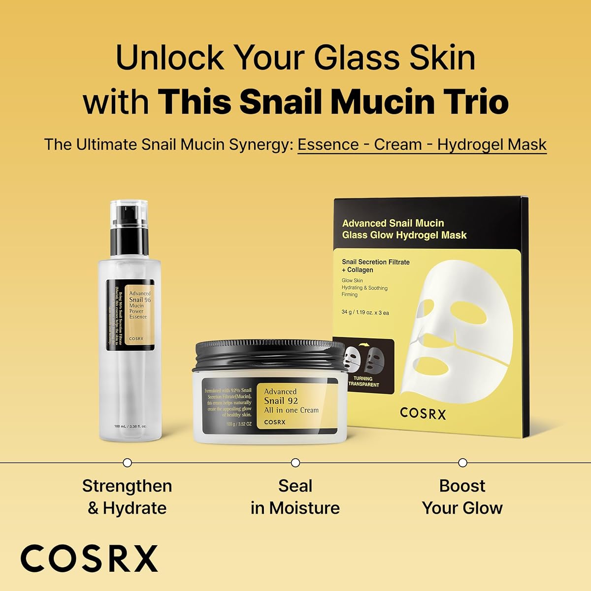 COSRX Advanced Snail 96 Mucin Power Essence 100ml | Snail Secretion Filtrate 96% | Skin Repair Serum | CPNP Registered, Korea — view 6