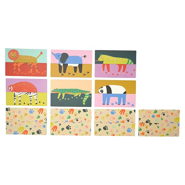 Foto 2 de 8 de Manhattan Toy- Paws & Gaws 20 Piezas para Mezclar y Combinar Animales y Juego de Memoria para niños pequeños
