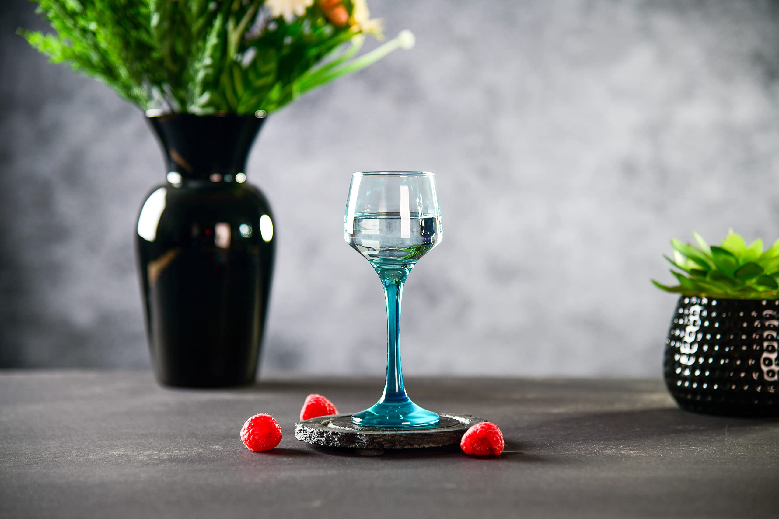 Glasmark Krosno Schnapsgläser 6er Set 75 ML Gläser Set Für