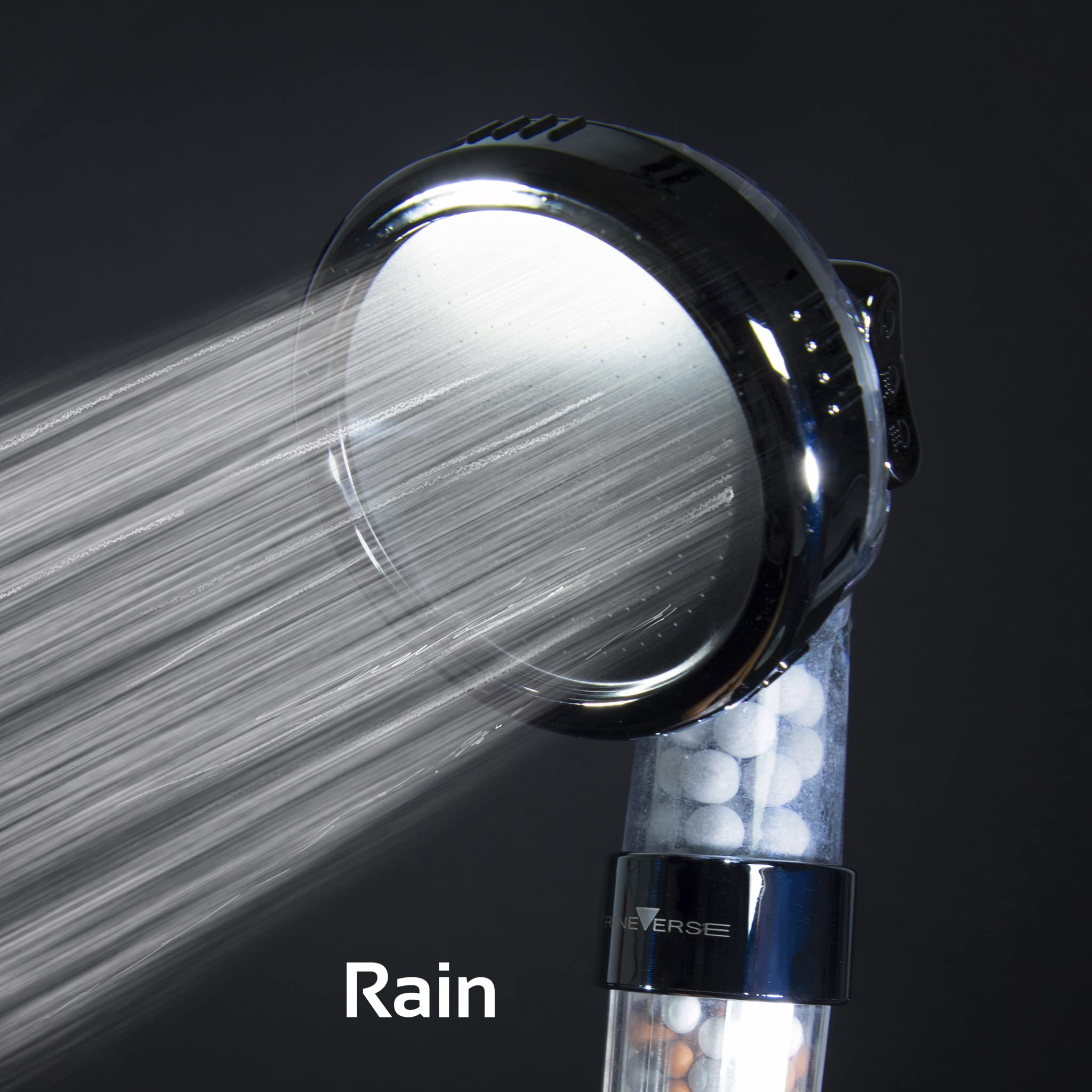 Mineral Aqua Stream - Cabezal de ducha filtrado - Filtro de cabeza mineral - Purificador de flujo para niños, mascotas y adultos - Cuida tu piel - Purifícate