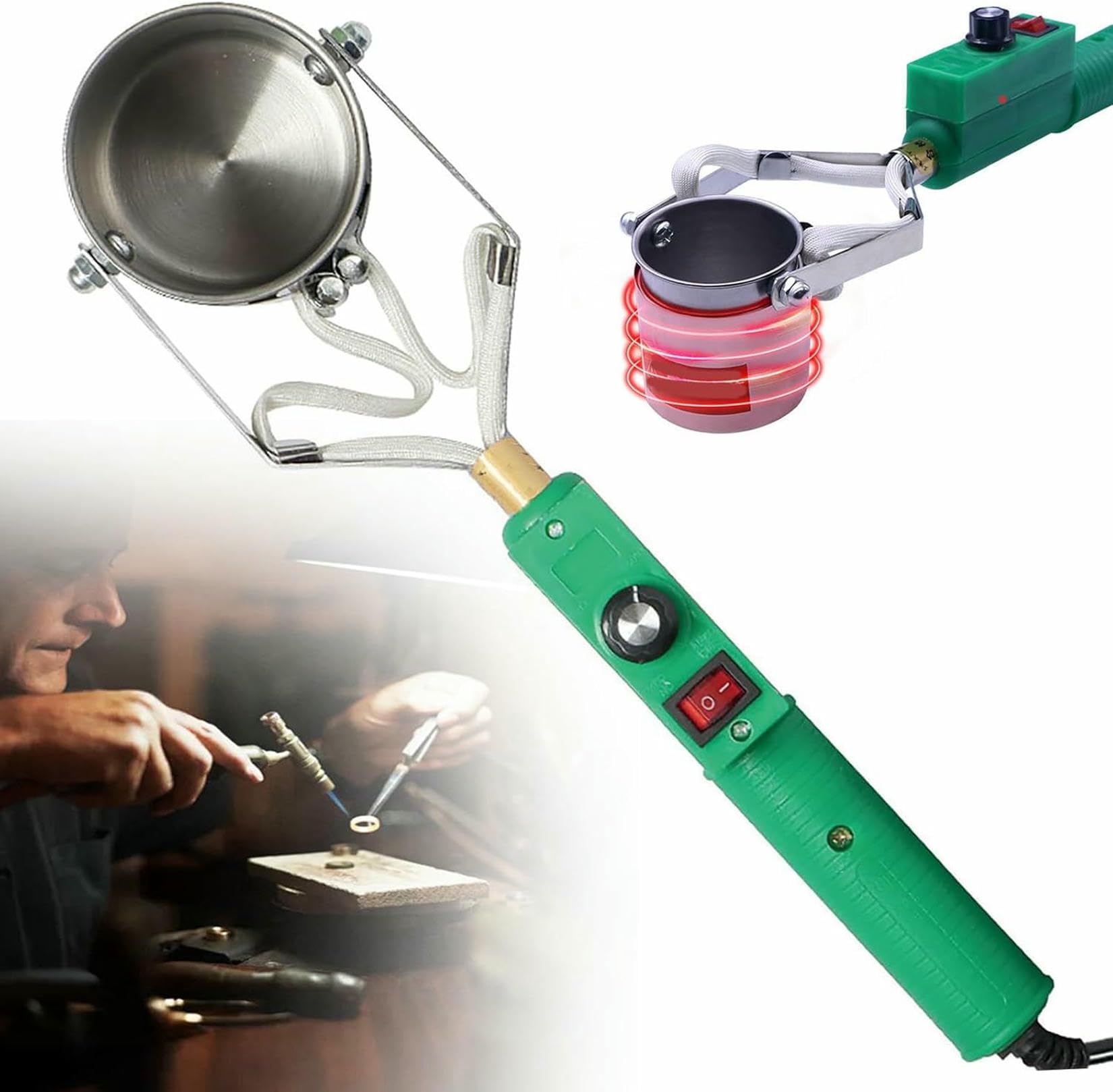 Four de fusion de plomb électrique portable 3000g pour fabriquer vos plombages