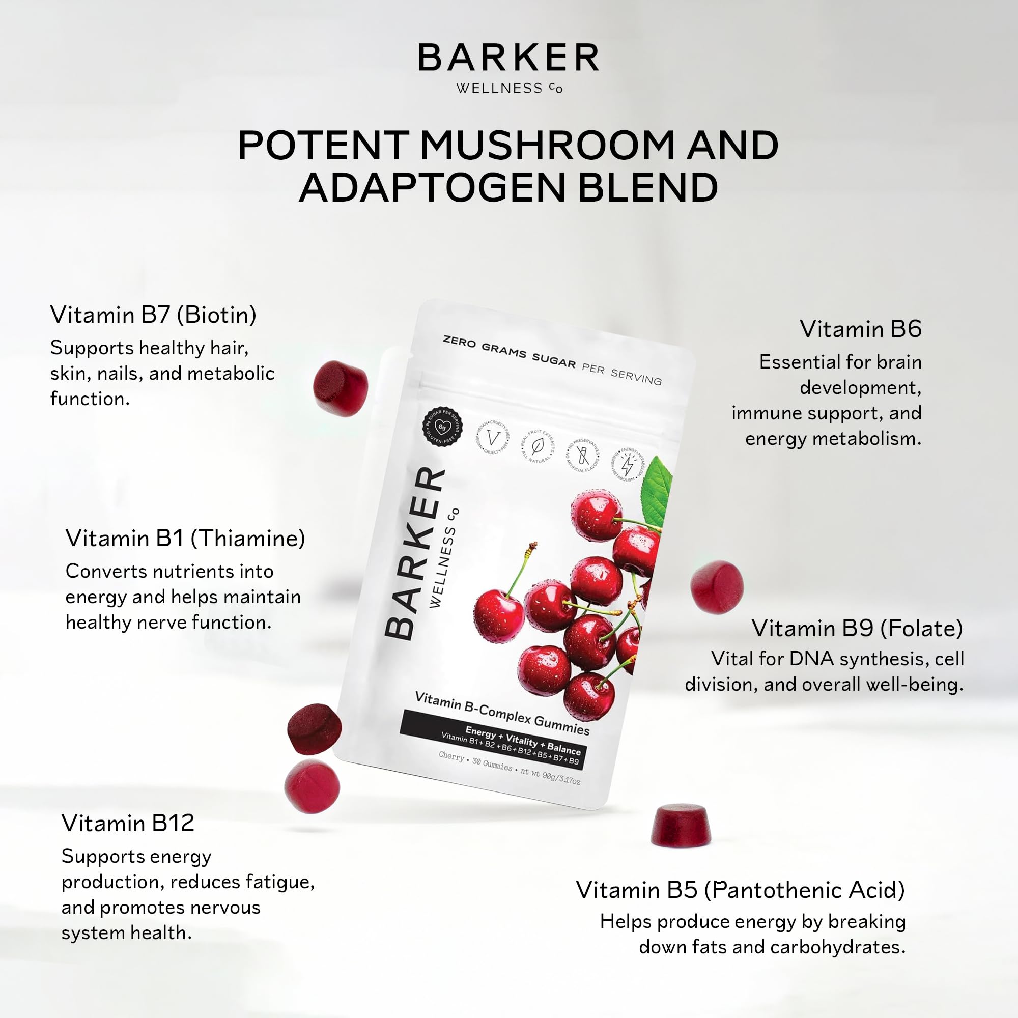 Barker Wellness Vitamin B-Complex Gummies – Energy & Metabolism, Sugar-Free — Amazon image 6