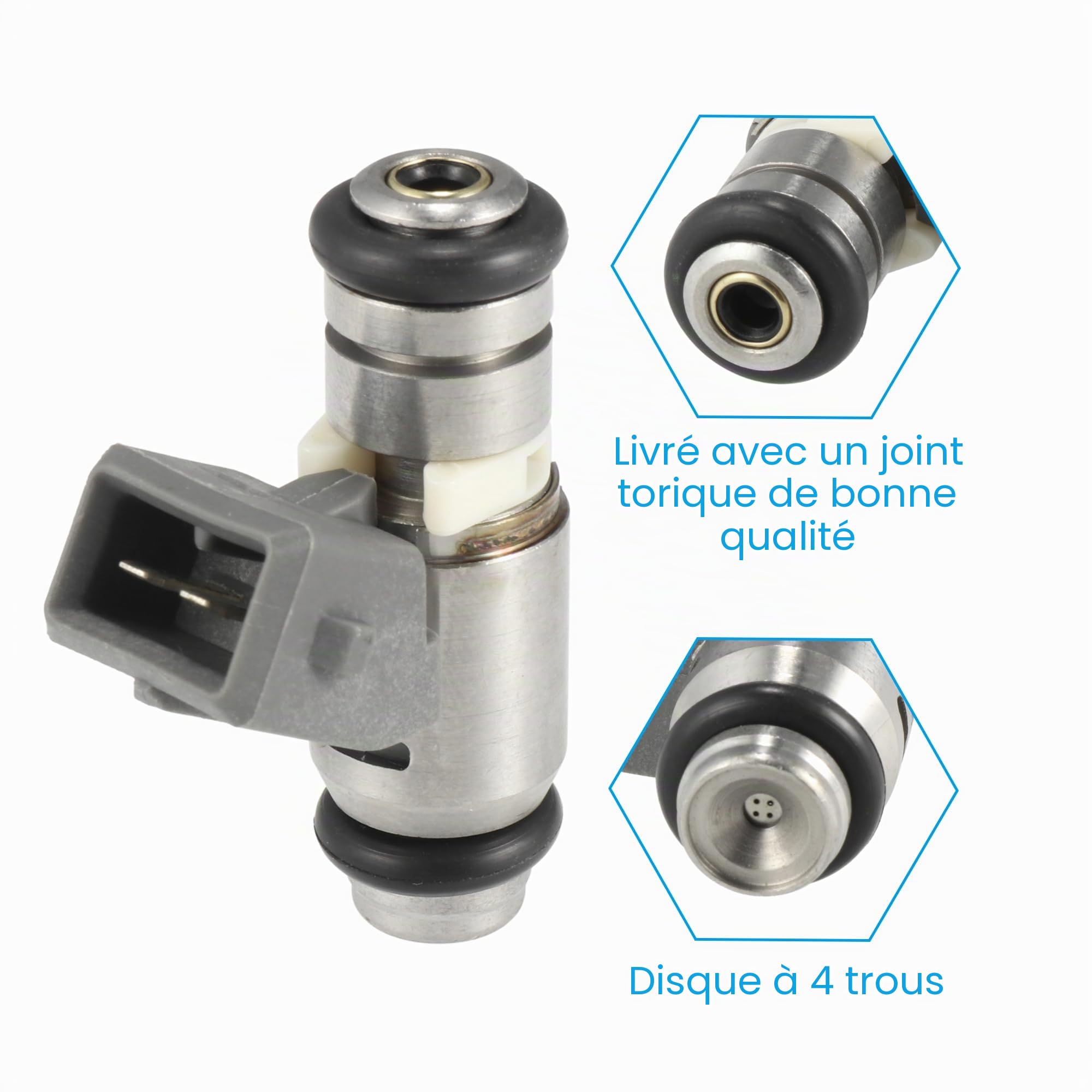 Motoforti 2pcs Injecteur Carburant Essence IWP162 Remplacement Buse Moto pour Aprilia Shiver 750 SRV 850