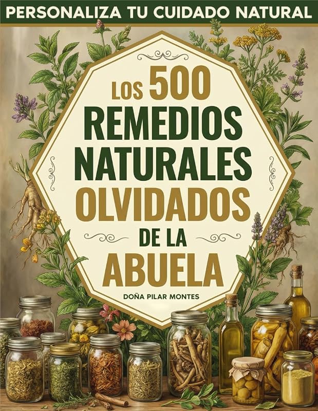 Los 500 Remedios Naturales Olvidados de la Abuela: Personaliza tu cuidado natural con plantas, ungüentos y recetas ancestrales para calmar molestias y ... con la sabiduría de antes (Spanish Edition)