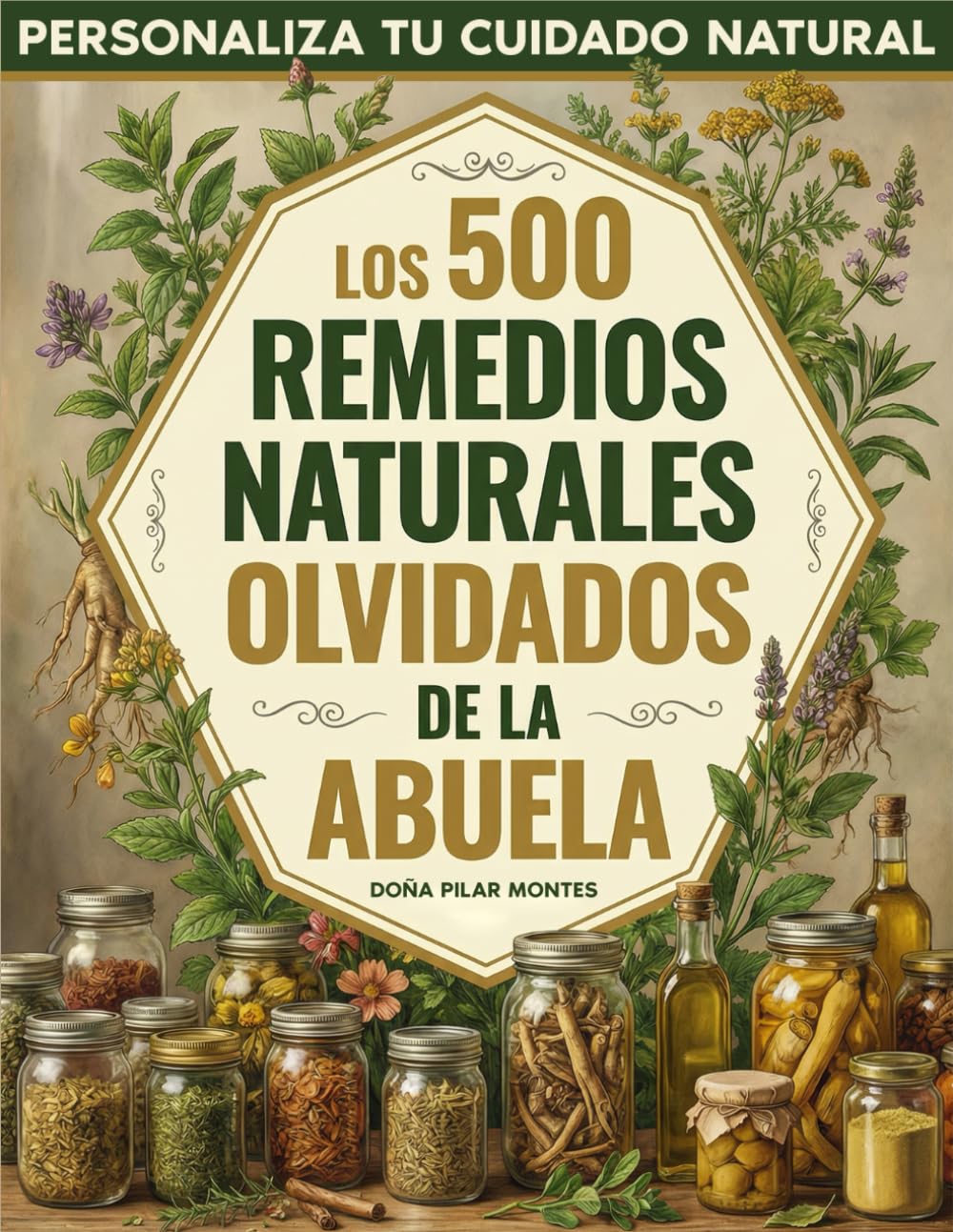 Los 500 Remedios Naturales Olvidados de la Abuela: Personaliza tu cuidado natural con plantas, ungüentos y recetas ancestrales para calmar molestias y ... con la sabiduría de antes (Spanish Edition)      Paperback – December 3, 2025