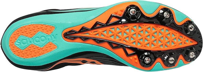 Amazon.com | Saucony Women's Ballista MD Sneaker, Black/Cool Mint