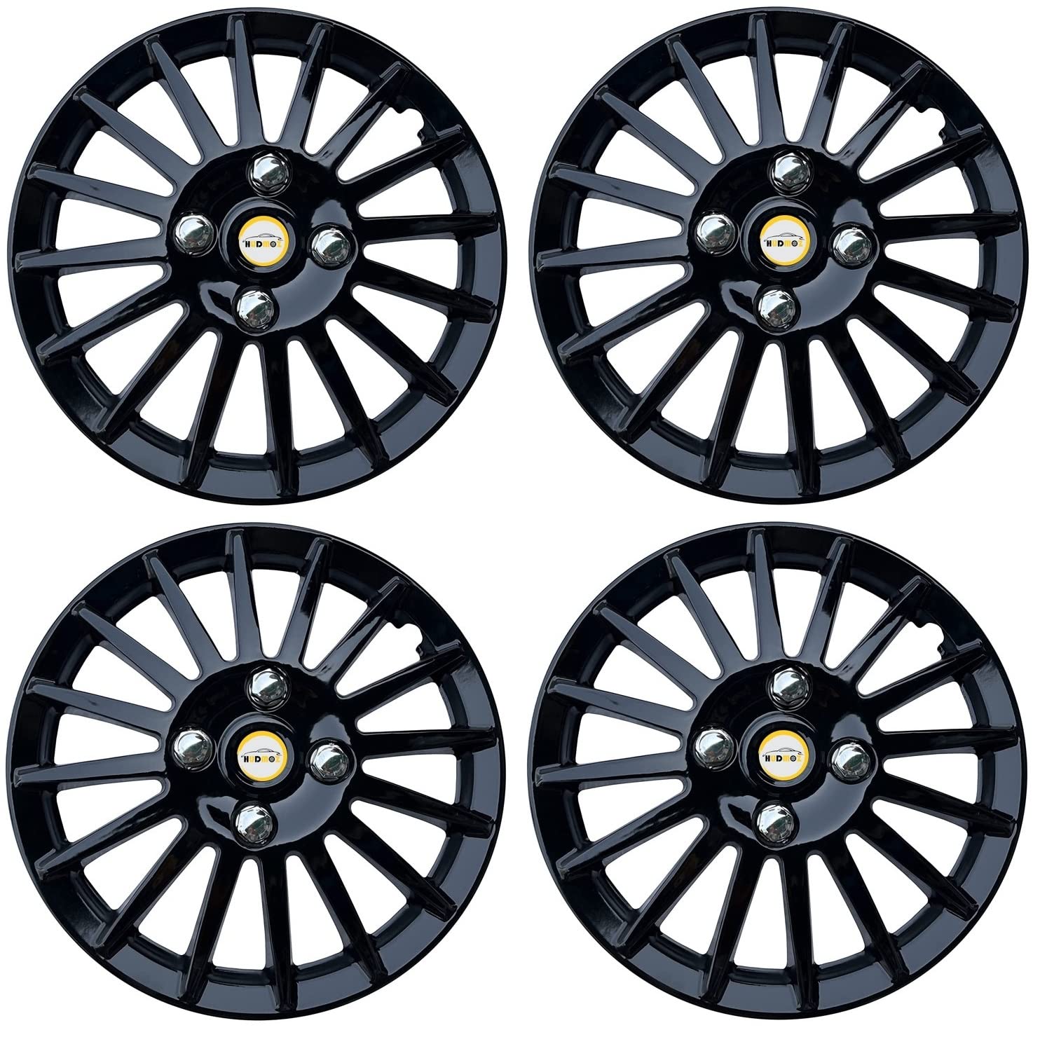 HUDMOZ Wheel Cover Universal Camry Black Color Design Available 12