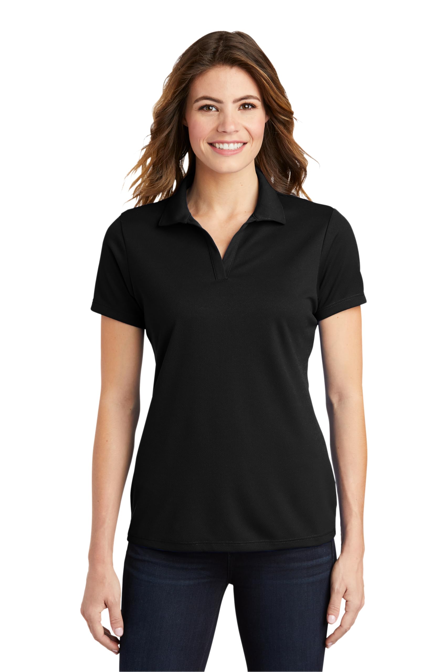 Sport Tek Women's Breathable Polo Shirt