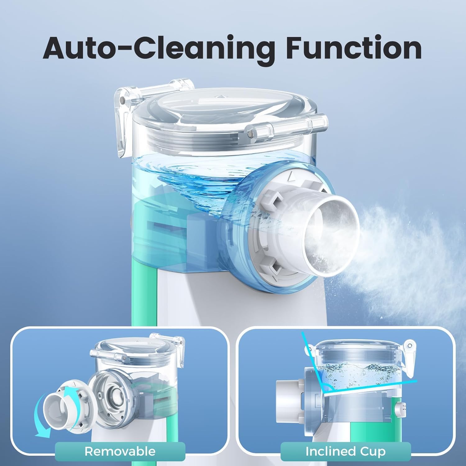 LARYNX Portable Nebulizer for Adults and Kids, Nebulizer,Inhalators - Handheld Mesh Nebulizer for Breathing Problem Ideal for Home or Travel (USB Cable) LARYNX Portable Nebulizer for Adults and Kids, Nebulizer,Inhalators - Handheld Mesh Nebulizer for Breathing Problem Ideal for Home or Travel (USB Cable)