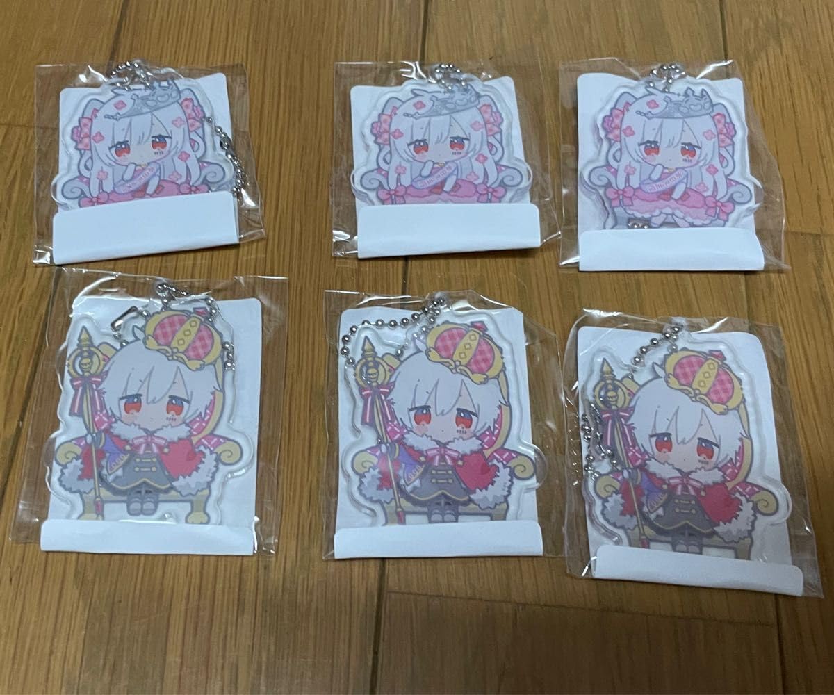 まふまふ まぬんちゃん アクキー 6個セット まふまふ DMMスクラッチ ま