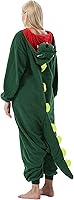 Vista 6 de DarkCom Pijama de una pieza de animal para mujer y hombre, disfraz de Halloween, ropa de dormir de Navidad