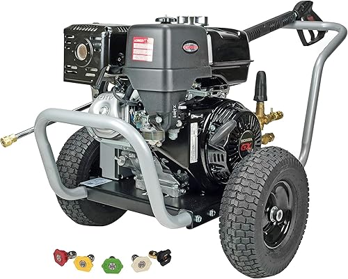 Miniatura 14 de Simpson Cleaning Lavadora a presión de gas de 4400 PSI, lavadora a presión de 4.0 GPM para uso comercial, motor CRX, manguera trenzada de acero de