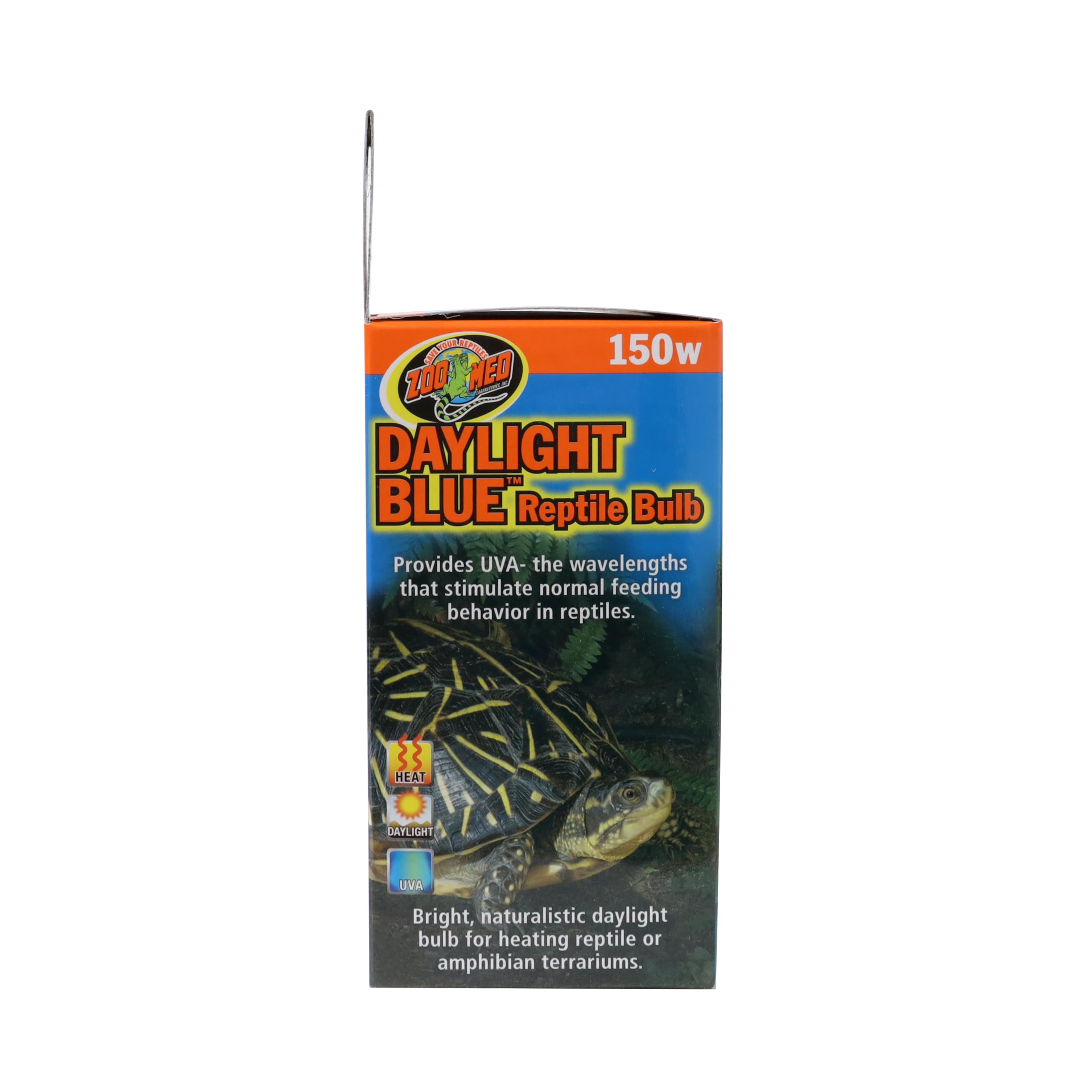 Zoo Med Lot de 3 ampoules pour reptiles Bleu lumière du jour 150 W