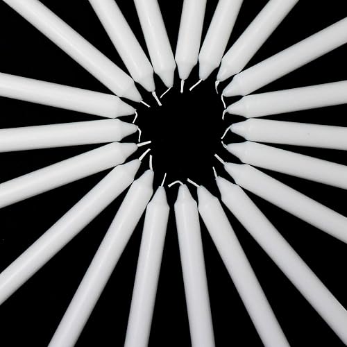 Miniatura 5 de Velas blancas de mesa de comedor de 7 pulgadas de alto, sin goteo, sin humo, para candelabros, velas de 6 horas de larga duración, para decorar tu