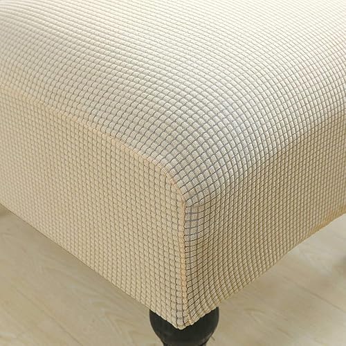 Miniatura 5 de Surrui - Fundas elásticas para silla sin brazos, para muebles, cubiertas protectoras, removibles, lavables para el hogar el hotel