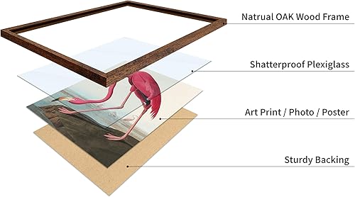 Miniatura 105 de Poster Master Póster vintage de flamenco americano, estampado retro de flamenco rosa, arte de pájaro, regalo para él, ella, amante de los animales,