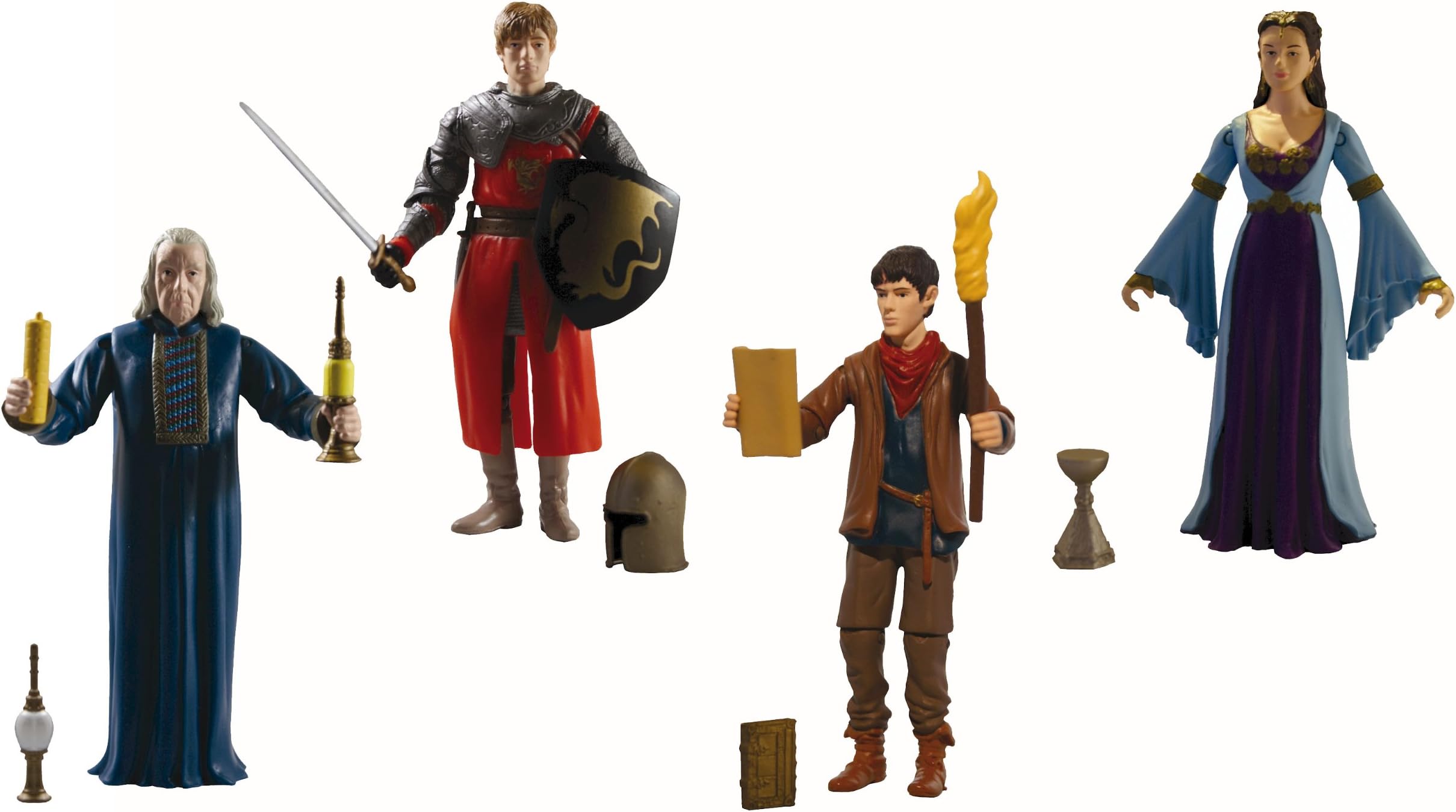 The Adventures of Merlin Action Figures - Set of Four