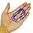 Outmate 12kN 3.2x2 Heavy-Duty Carabiner Clips - Durable, Lightweight Aluminum Alloy Carabiners for Hiking, Camping, Keychains, Dog Leashes, Hammocks & More(Screw gate,2 Purple)