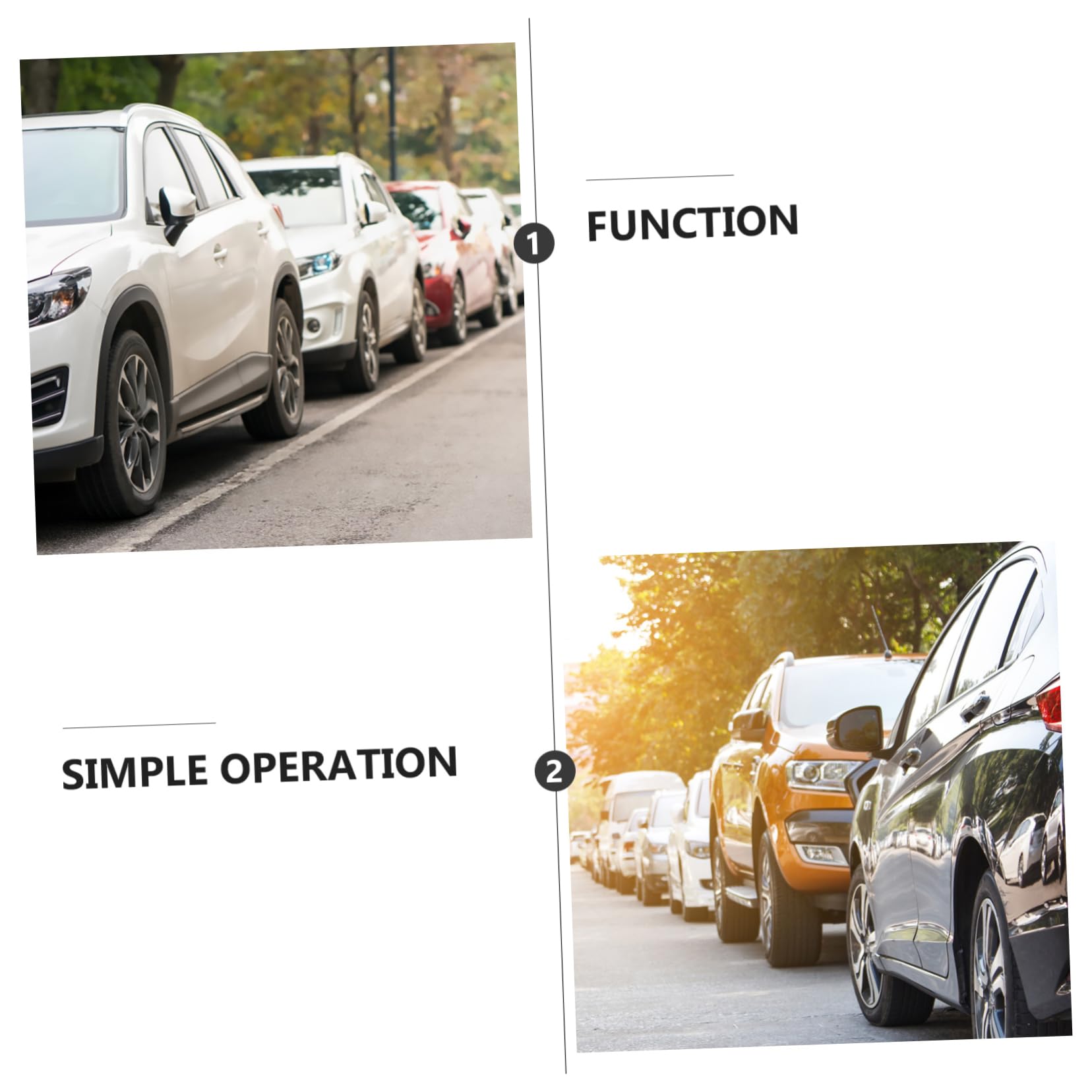 OUNONA Car Jacket Plastic Car Cover for SUV Truck Rainproof Dustproof Scratch Resistant Easy to Replace — view 2