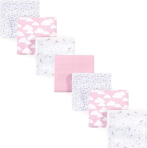 Miniatura 12 de Hudson Baby Paquete de 7 mantas receptoras unisex de franela de algodón para bebé, Dino Friends, talla única Abeja,Azul Verde Dino,Azul