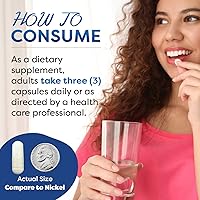 Vista 3 de Best Naturals Paquete de 2 Raíz de Glucomanano Konjac 2000 mg por porción - 180 cápsulas vegetarianas