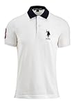 Men&apos;s Short-Sleeve Polo Shirt with Applique&comma; Casual Summer Slim Fit Polo Shirt with Contrast Color