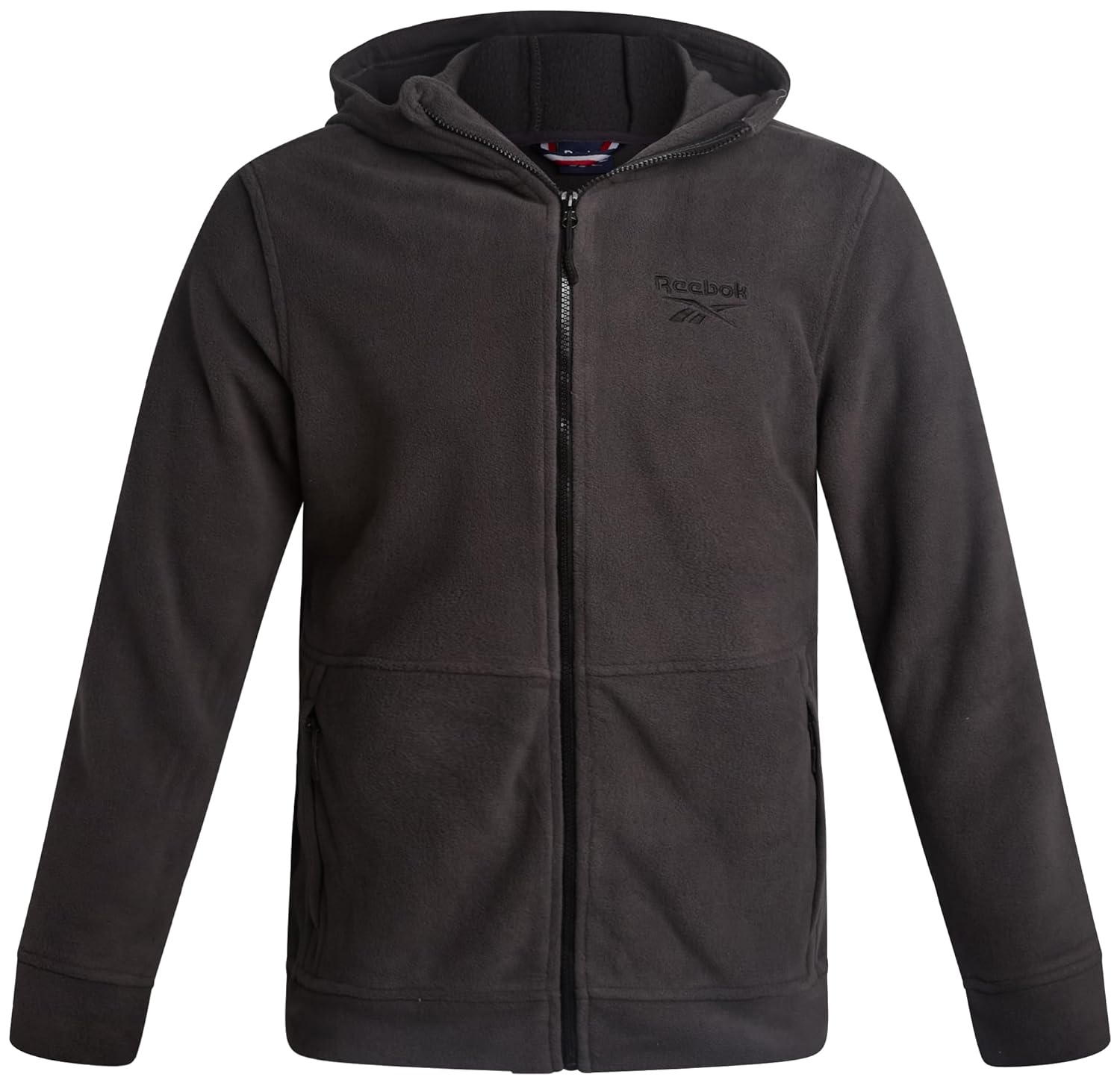 Reebok Jaqueta masculina – jaqueta de moletom de lã polar – casaco leve para homens (M-2GG)