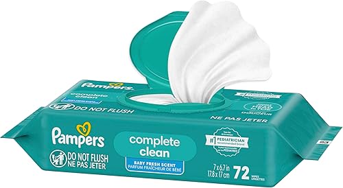 Miniatura 8 de Pampers Toallitas para bebés completas Clean Baby Fresh Aroma 1X Pop-Top de 72 unidades